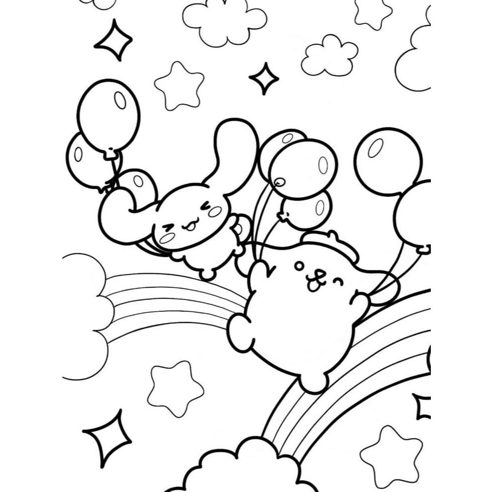 

Kertas Mewarnai Tema Cinnamoroll Ukuran A5