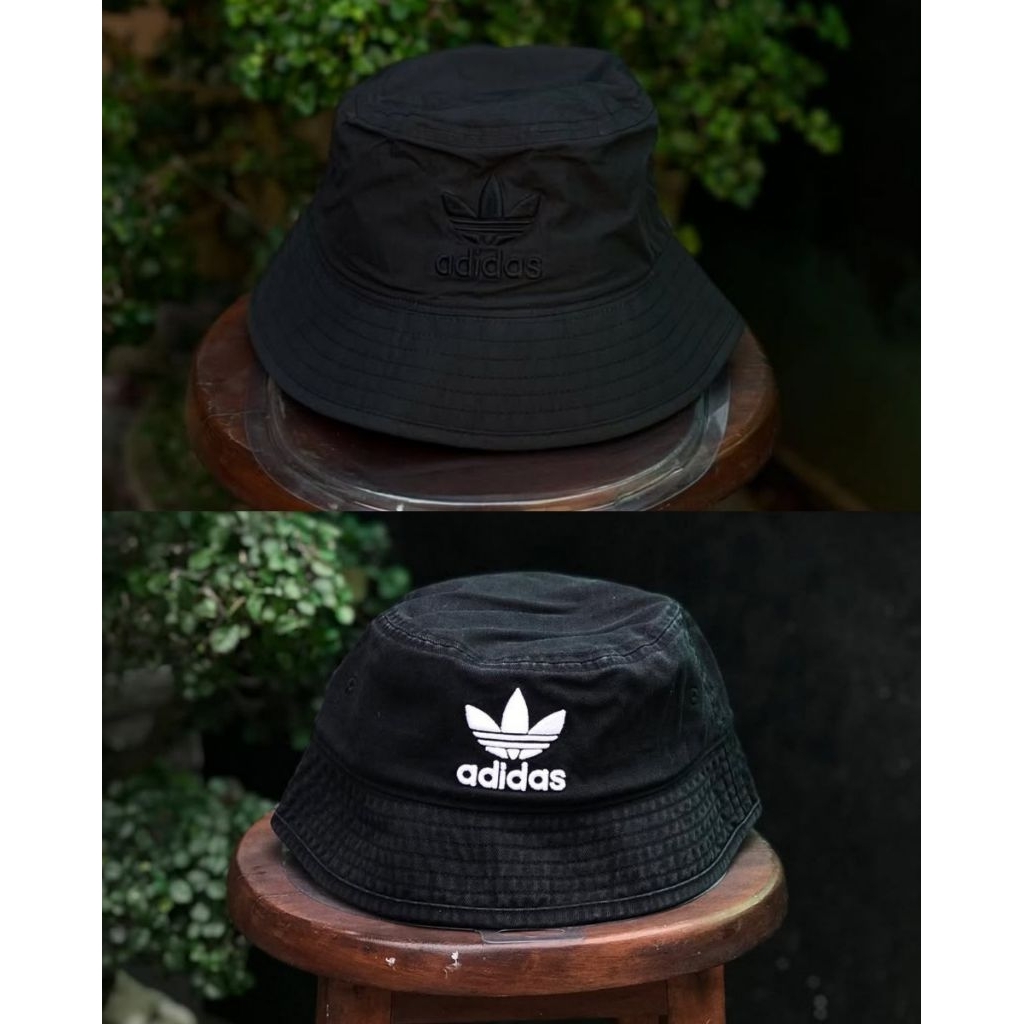 Adidas Adicolour Treefoil Archives Bucket Hat Black Black HL9321 BNWT ORIGINAL BARANG RESMI STORE