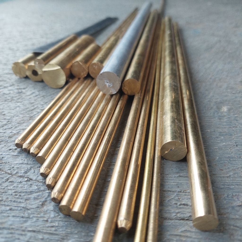 logam As Kuningan As Bulat 25mm