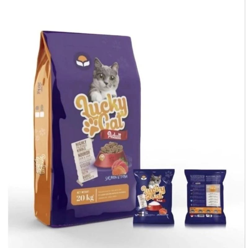 Makanan Kucing LUCKY CAT Adult 20 kg 1 zak Makanan Kering Kucing Lucky Cat 20kg 1 karung Lucky Cat 1