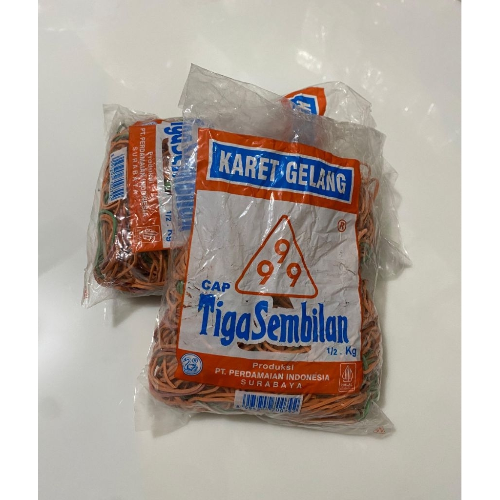 

Karet tiga sembilan 1/2kg