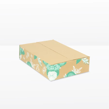 

(5pcs) Box Hampers Kemasan Kado Hadiah Souvenir Dus Barang 44x29x10cm Motif Tosca Coklat