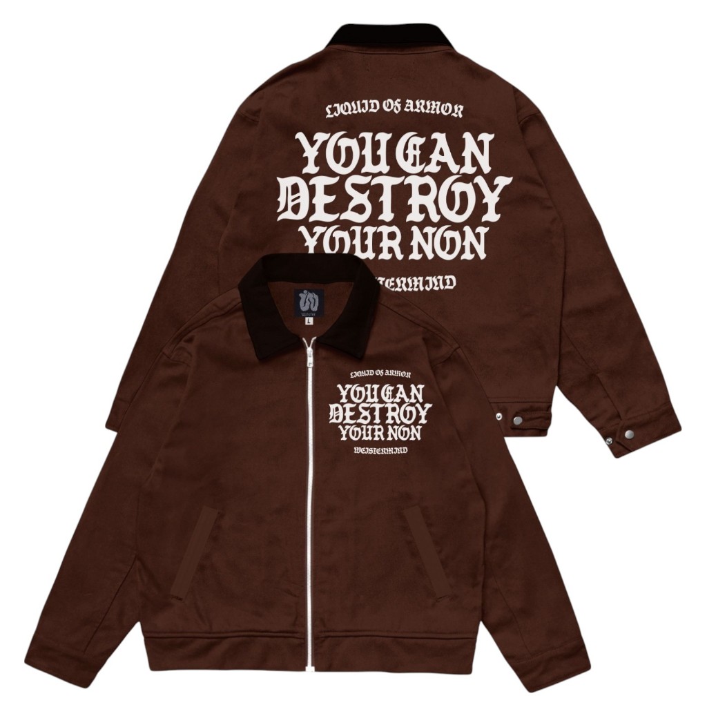 Weister Work Jacket Boxy Brown - Yourself