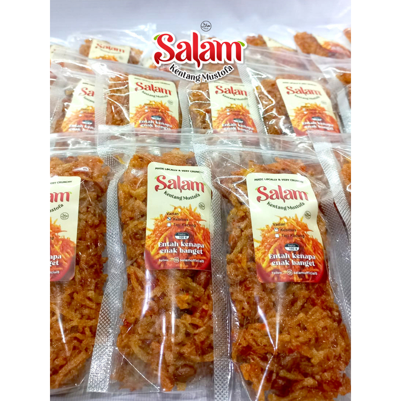 

Makanan ringan kentang Mustofa kriuk renyah lauk praktis, Cemilan praktis, Kentang Renya, Krispi