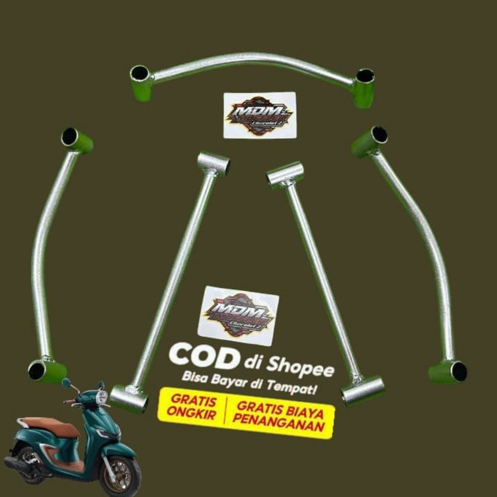 BREKET KENALPOT RACING / ENGKER BAHAN BESI