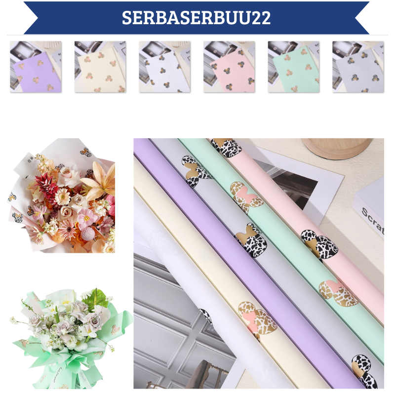 

Kertas Buket Bunga Motif Kartun Kertas Kado Flower Wrapping Cellophane KB101 SS22