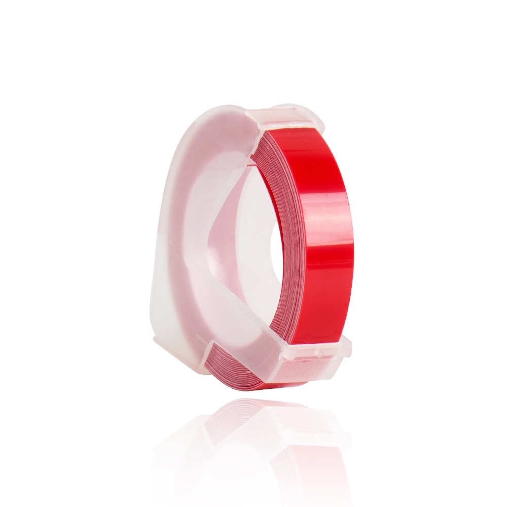 

Red Refill Tape Laber Maker merk Cidy 3D emboss 9mm X 3m