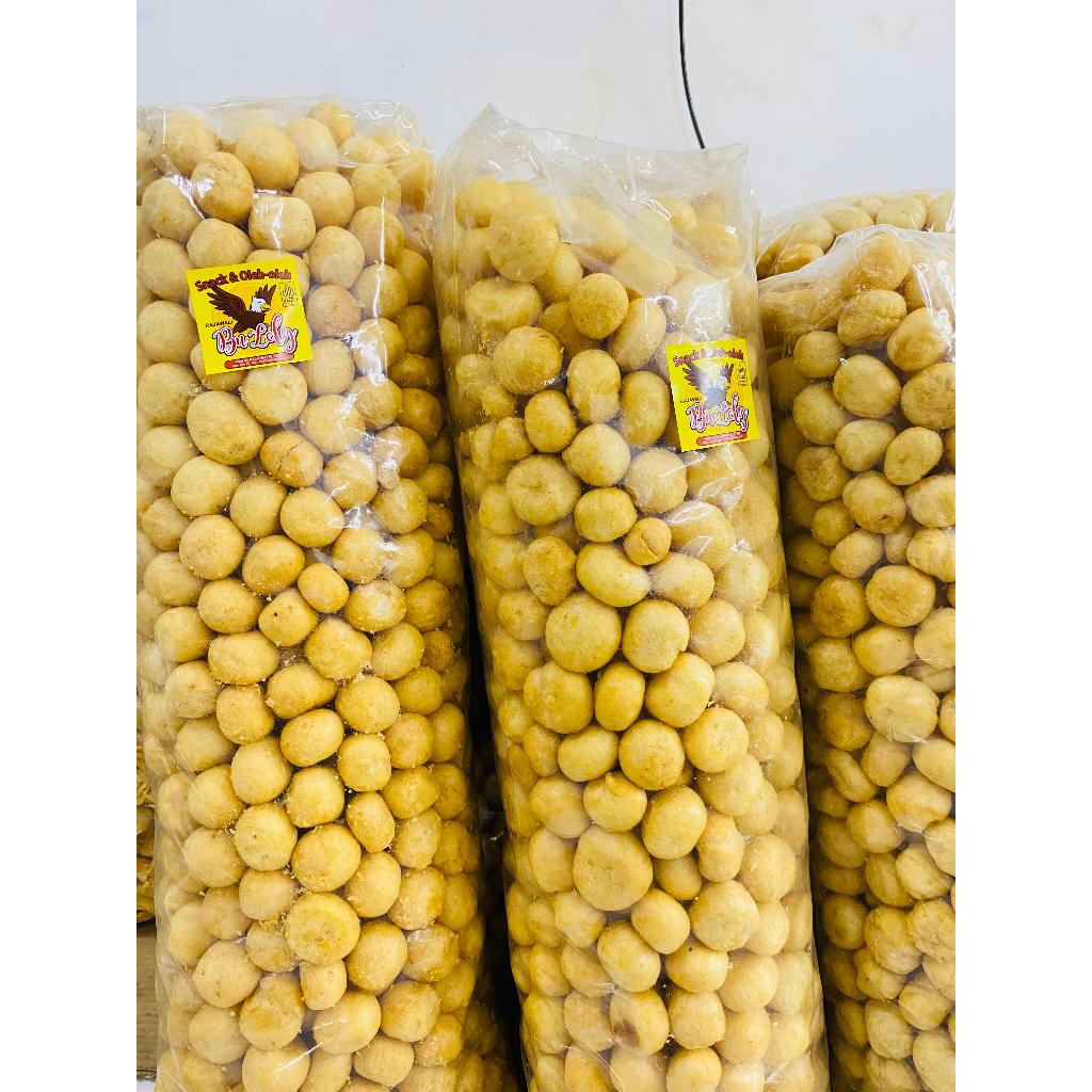 

1KG BALL KERUPUK IKAN TENGIRI BULAT RENYAH GURIH TERASA IKAN TENGIRI / SNACK BANDUNG OLEH-OLEH