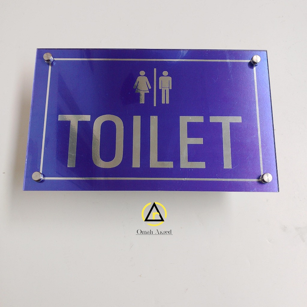 

Akrilik toilet - Kamar Mandi/WC - Kamar Mandi Laki Laki/Pria - Toilet Perempuan/Wanita