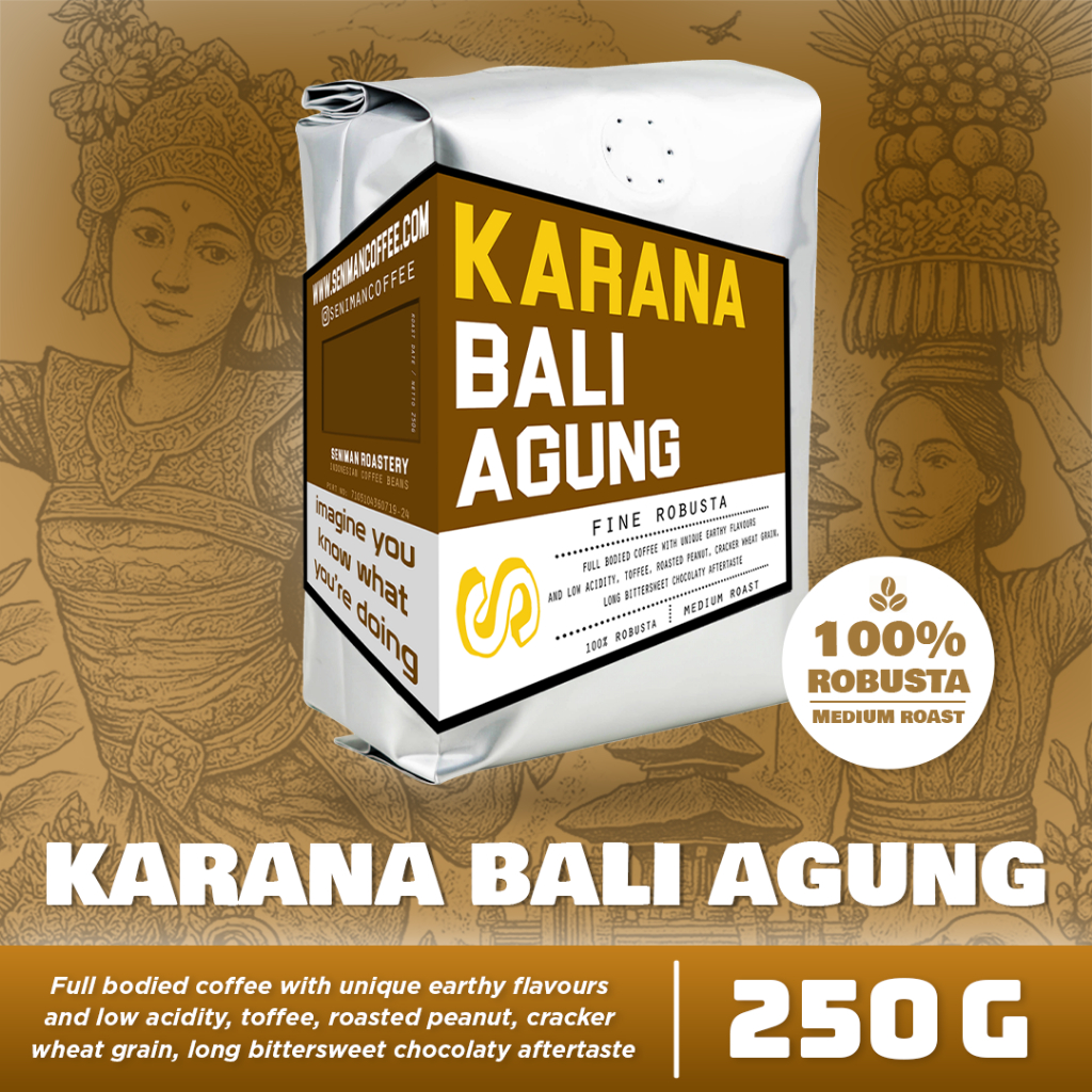 

Seniman Coffee/ Indonesian Coffee Beans Bali Karana Agung 250 gram