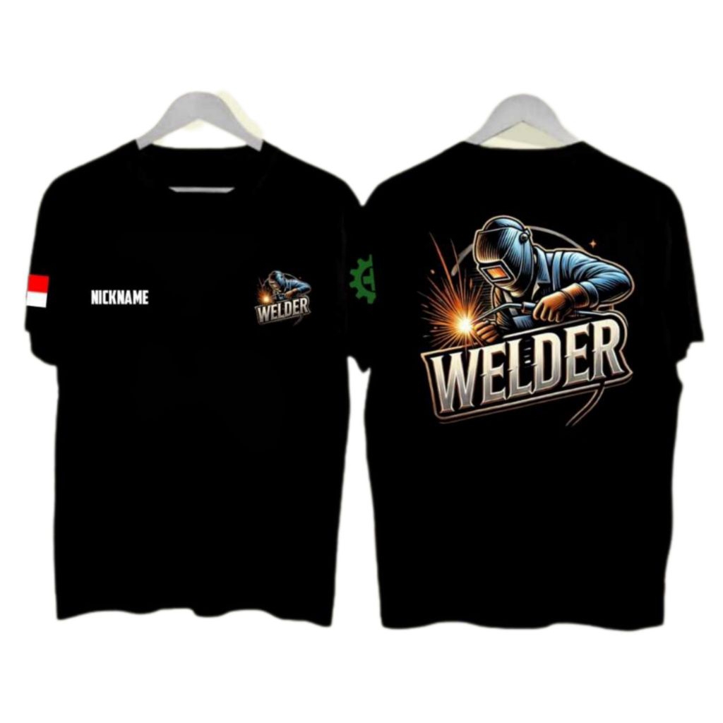 KAOS WELDER SENIMAN API//TSHIRT NEW