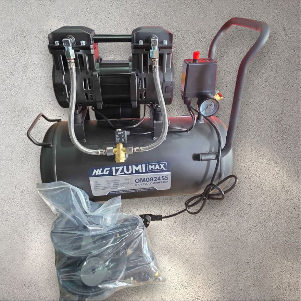 KOMPRESOR PORTABEL SILENT 1HP IZUMI NLG 0M0824SS