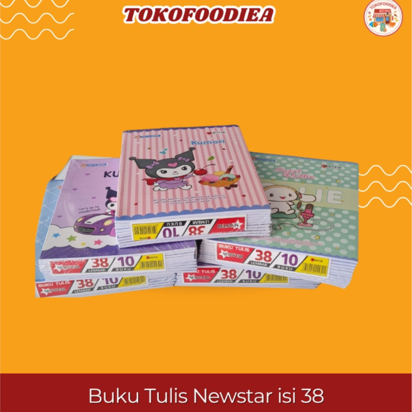 

Buku Tulis Newstar 10 Buku Isi 38 Lembar Buku Tulis Kuromi Buku Tulis Anak Perempuan | Tokofoodiea