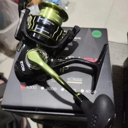 reel pancing ryobi maturity 1000 2000 3000 sw green hijau