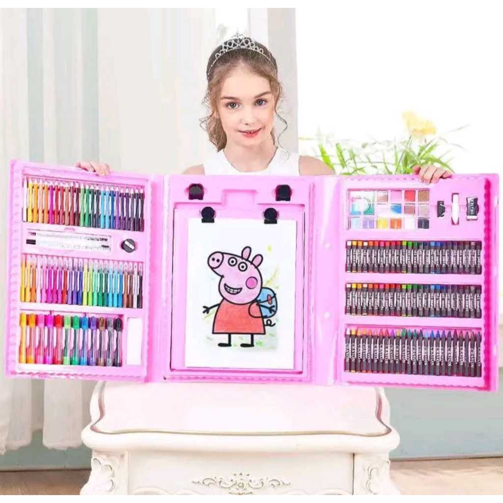 

(RDM) CRAYON 208 & 150 - Crayon Pensil Warna Art Set Pensil - Crayon Alat Cat Spidol Paper Krayon