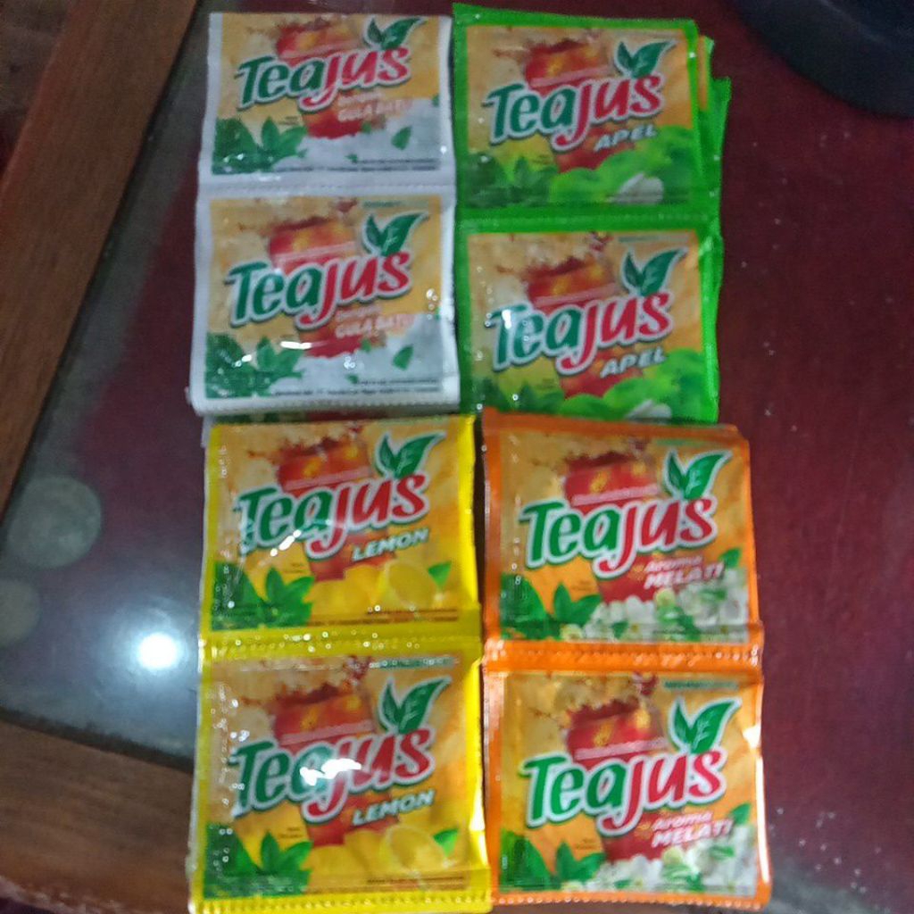 

teh jus 1 renceng @10 sachet