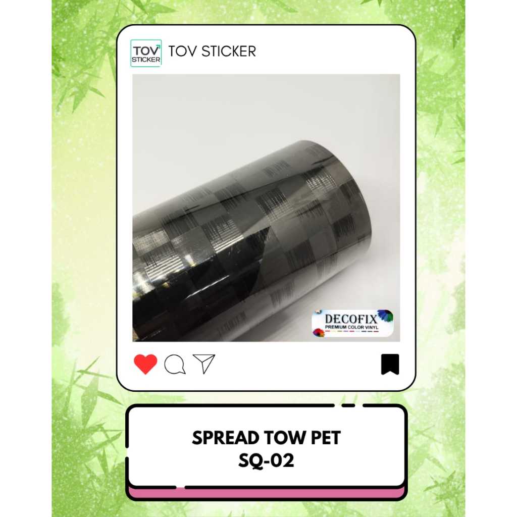 SKOTLET PAPAN CATUR PET/ SKOTLET SPREAD TOW/ SKOTLET KOTAK CATUR/STICKER CARBON SPREAD TOW PET/ CARB