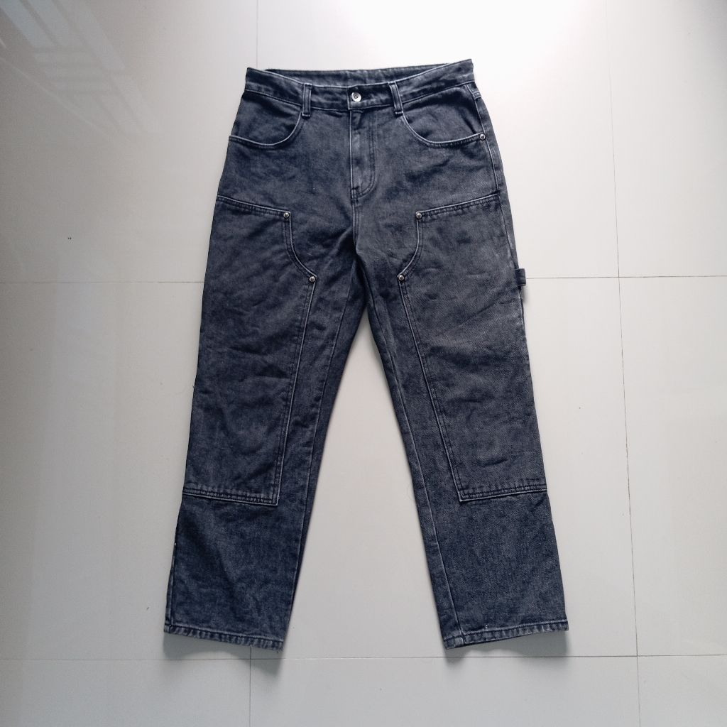 Carpenter Pants Double Knee Black Wash Regular Fit second