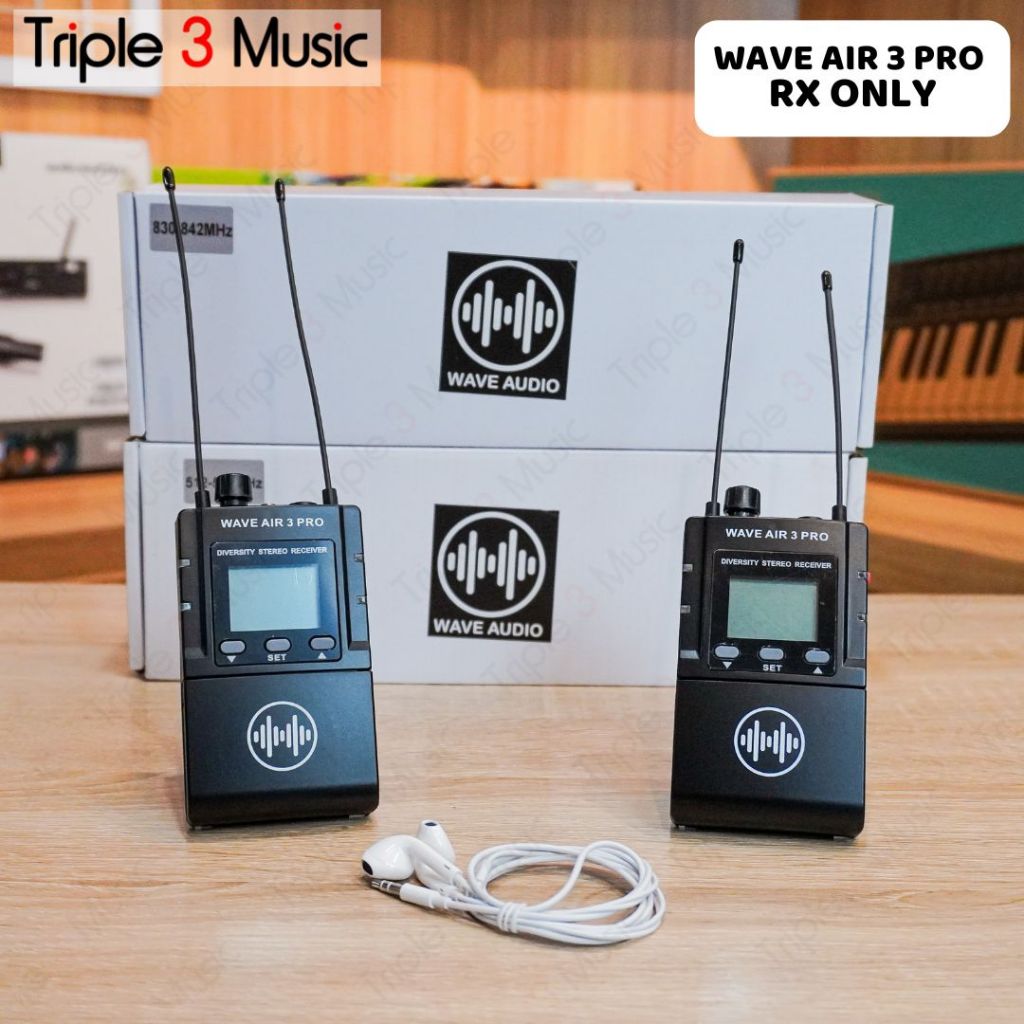 RX ONLY WAVE AIR 3 PRO receiver only untuk wave air 3 pro 500 800 mhz