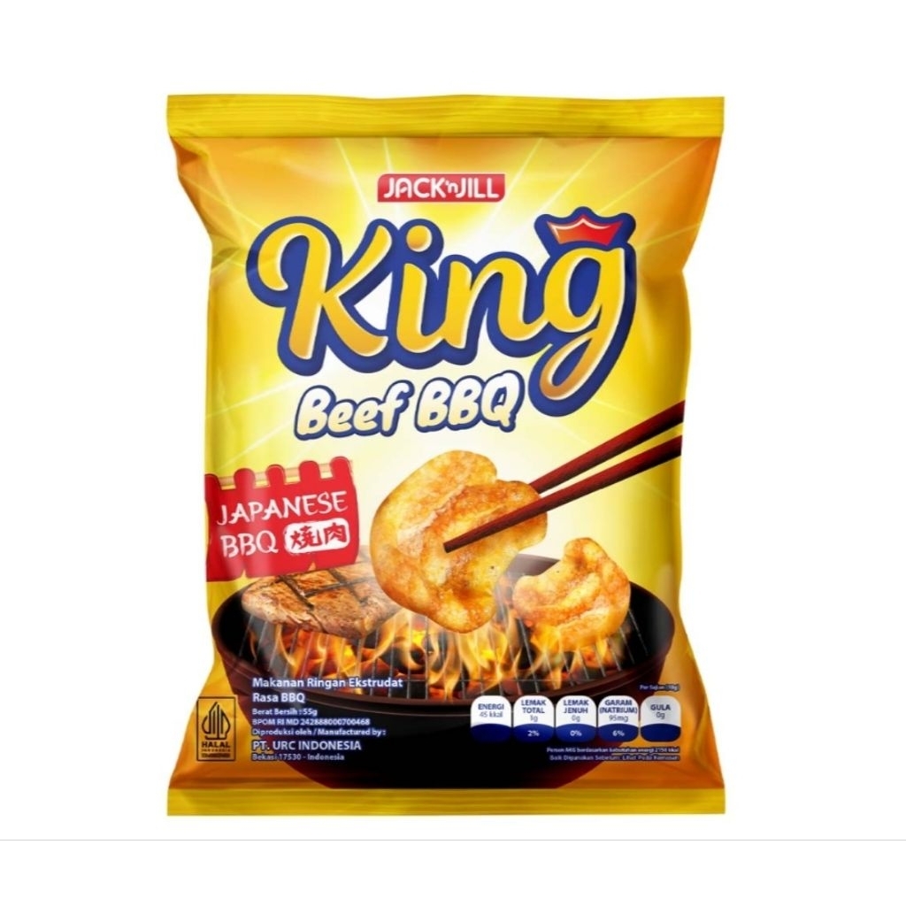 

Jack 'n Jill King Snack Rasa Japanese BBQ 55 g