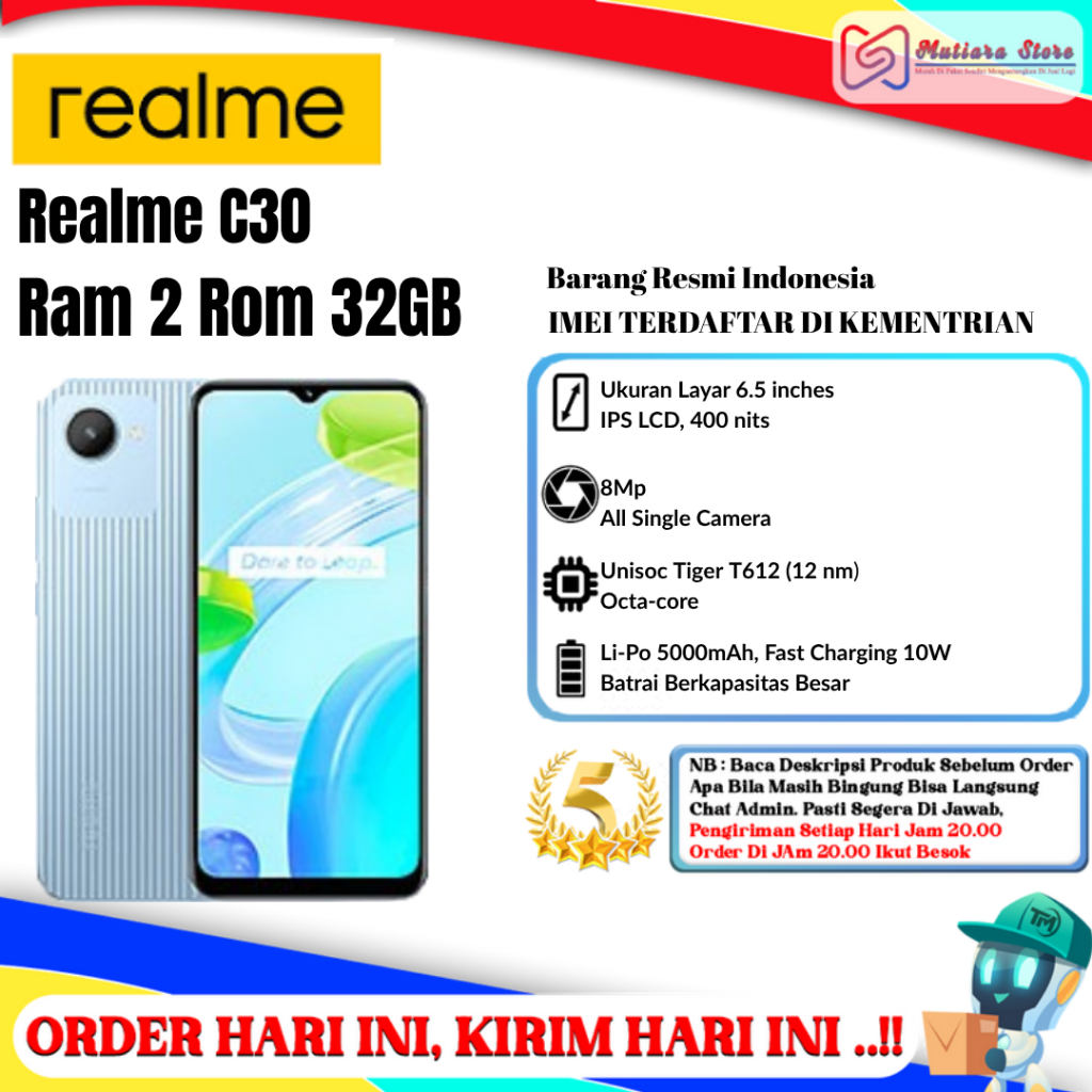 Realme C30 Ram 2 Rom 32GB