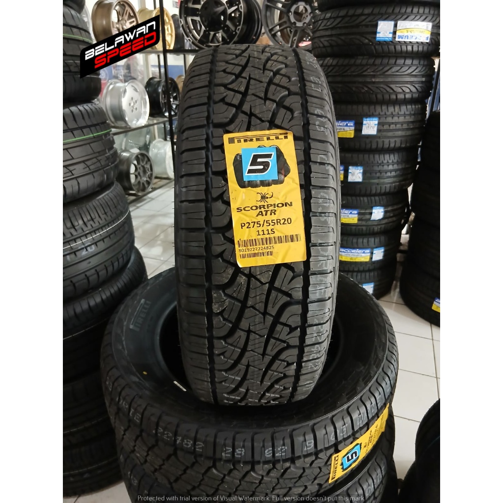 Ban mobil Kualitas premium Merk pirelli Scorpion AT UKURAN 275 55 RING 20 R20-Siap kirim