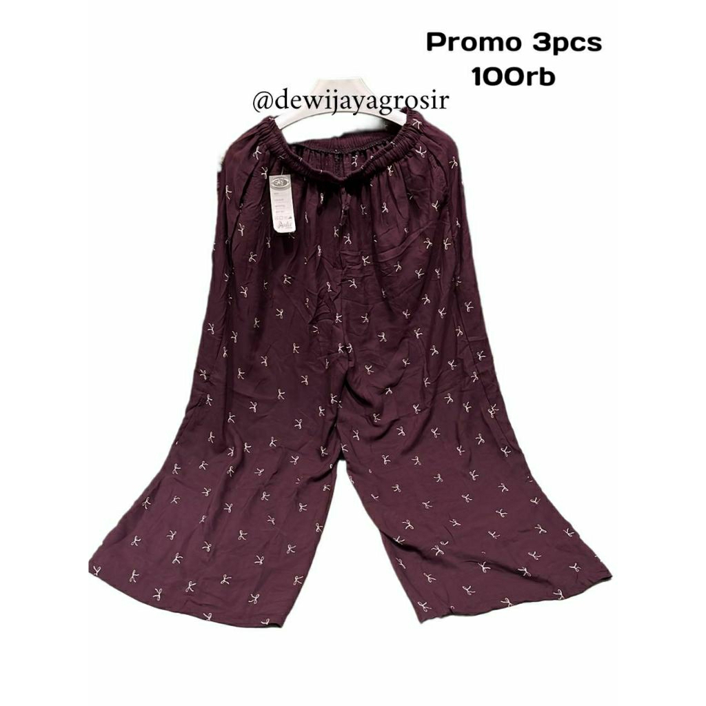 CELANA PANJANG JUMBO KULOT RAYON PREMIUM
