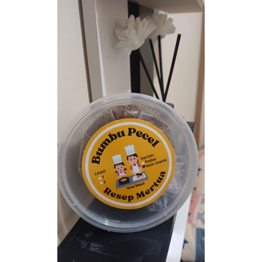 

Sambel Pecel Resep Mertua 250gr Level 3 (Pedas Jeletot)