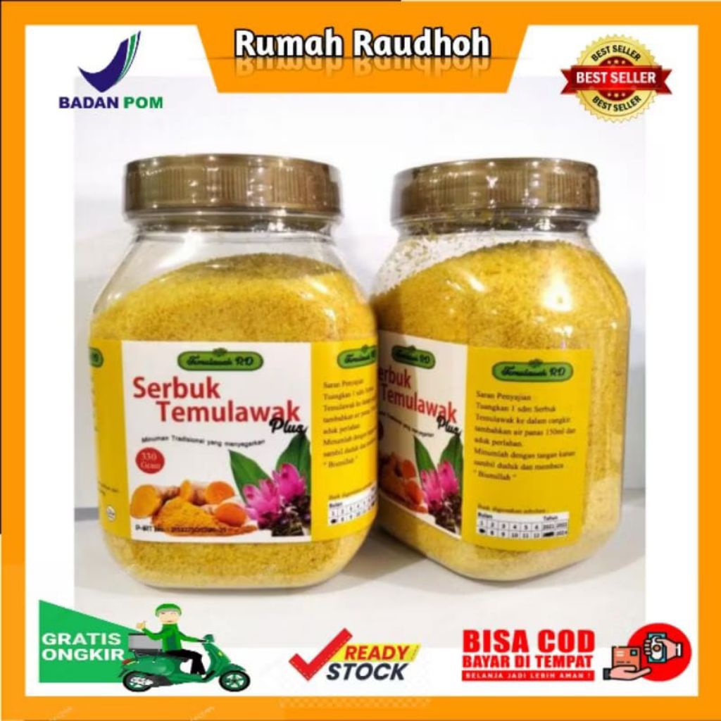 

SERBUK TEMULAWAK RD 330 GRAM - MINUMAN HERBAL TRADISIONAL KESEHATAN