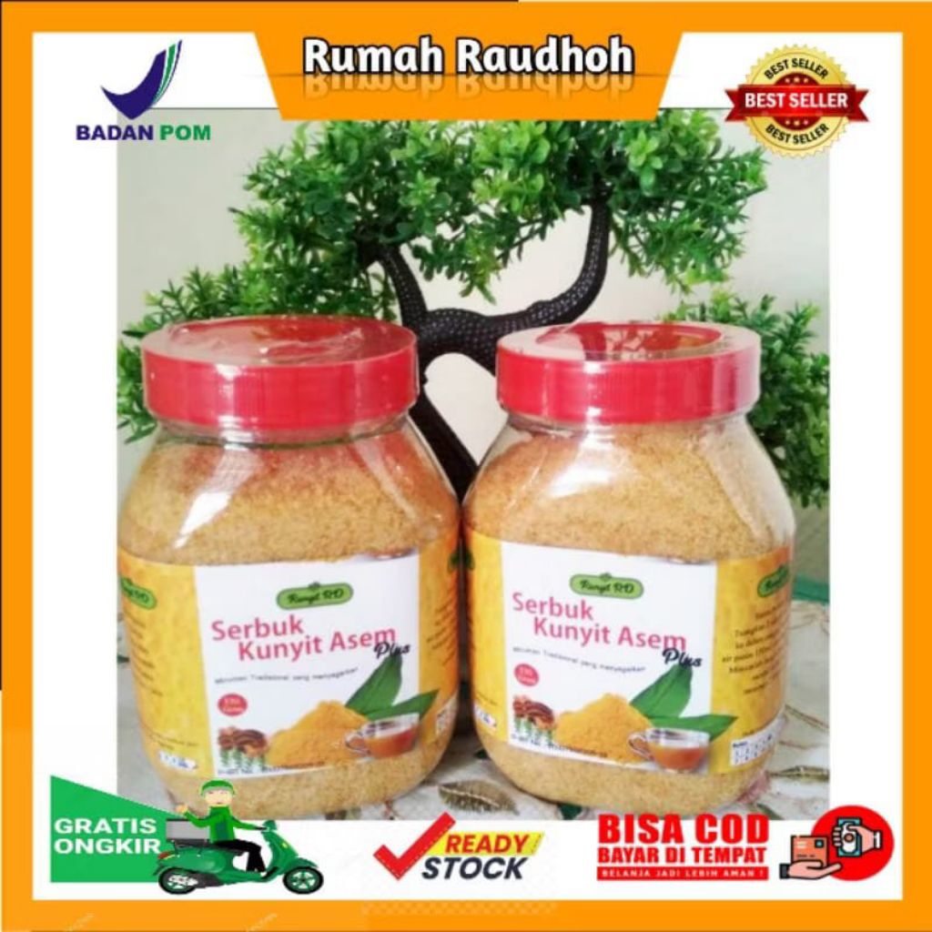 

SERBUK KUNYIT ASEM RD 330 GRAM - KUNYIT ASEM HERBAL ALAMI MINUMAN KESEHATAN