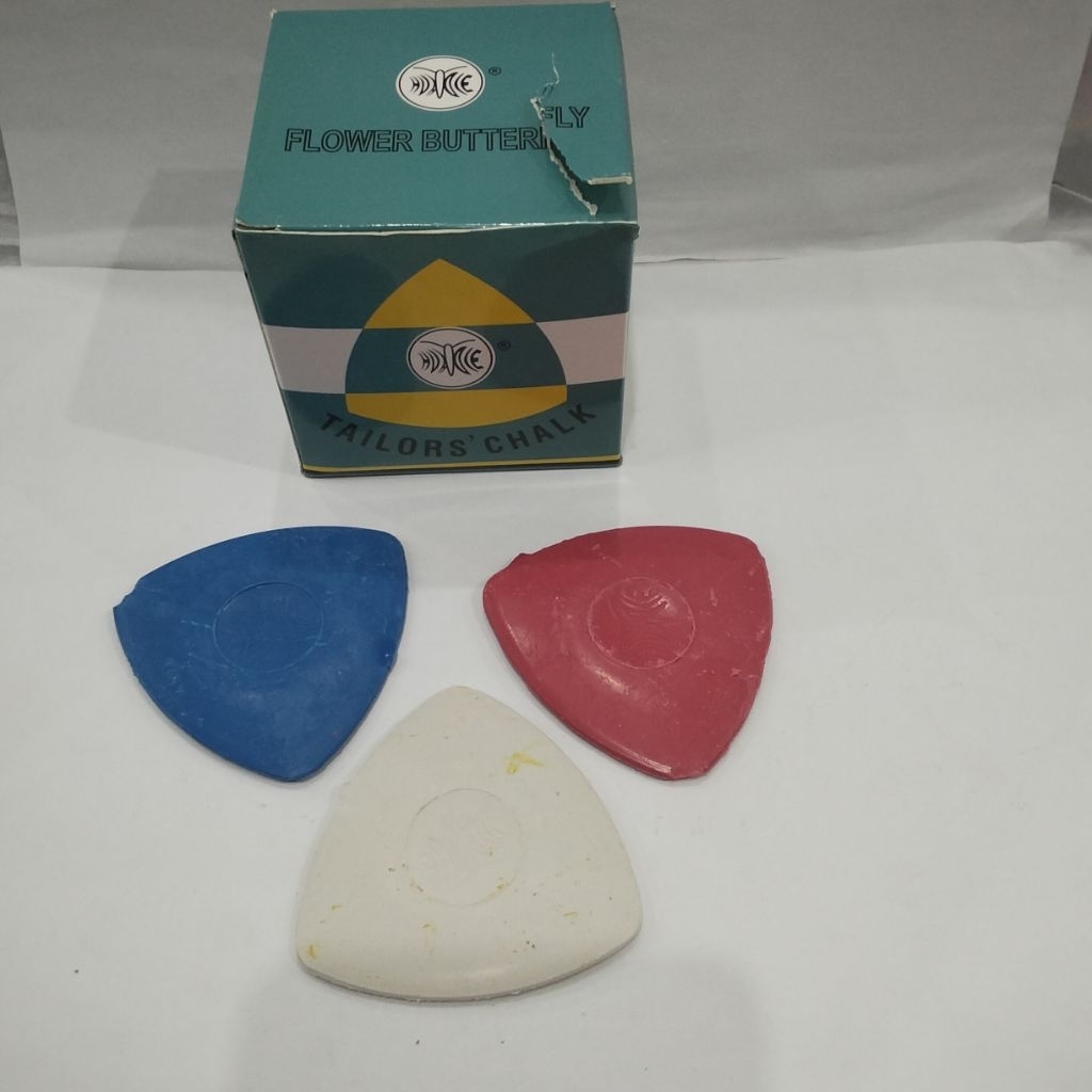 Kapur jahit Butterfly Warna Asserted/campur(PER BIJI)