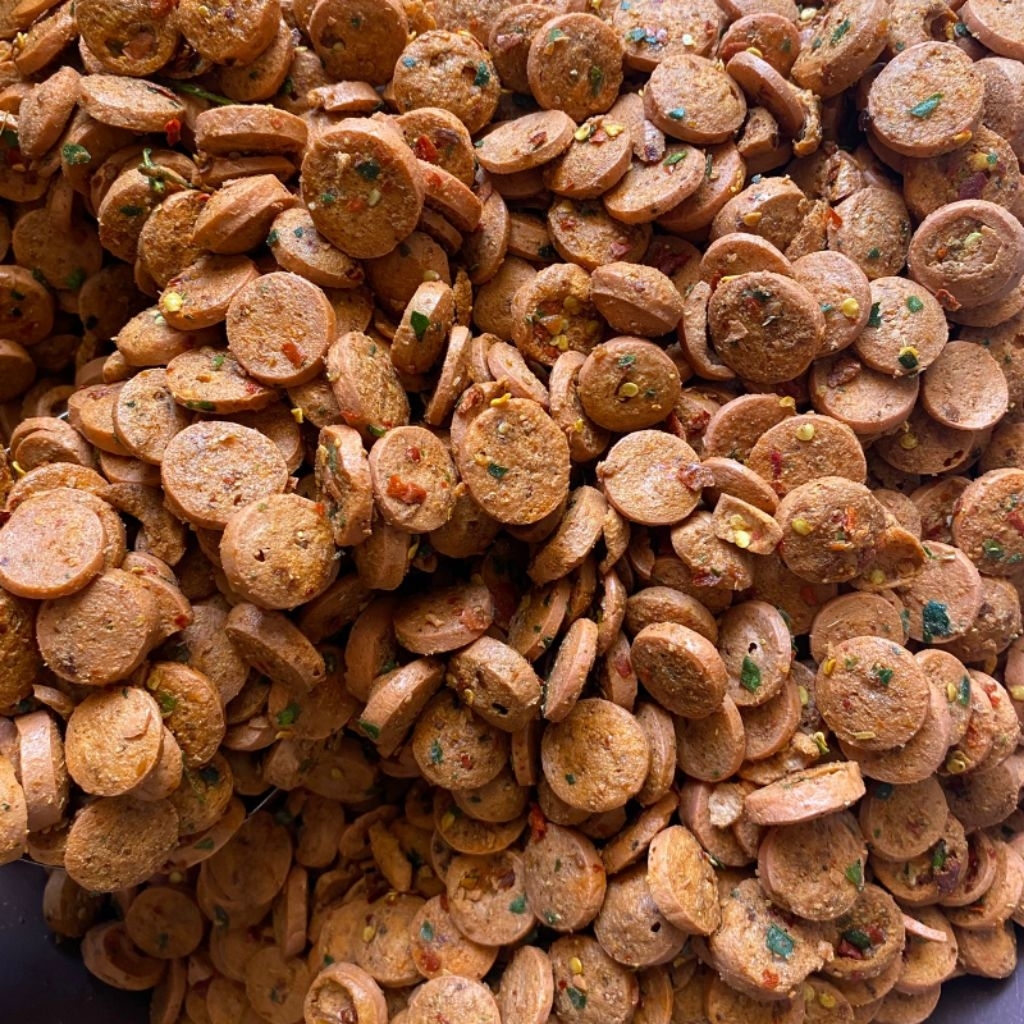 

Sosis goreng (sosreng) pedasss kemasan 500 gram