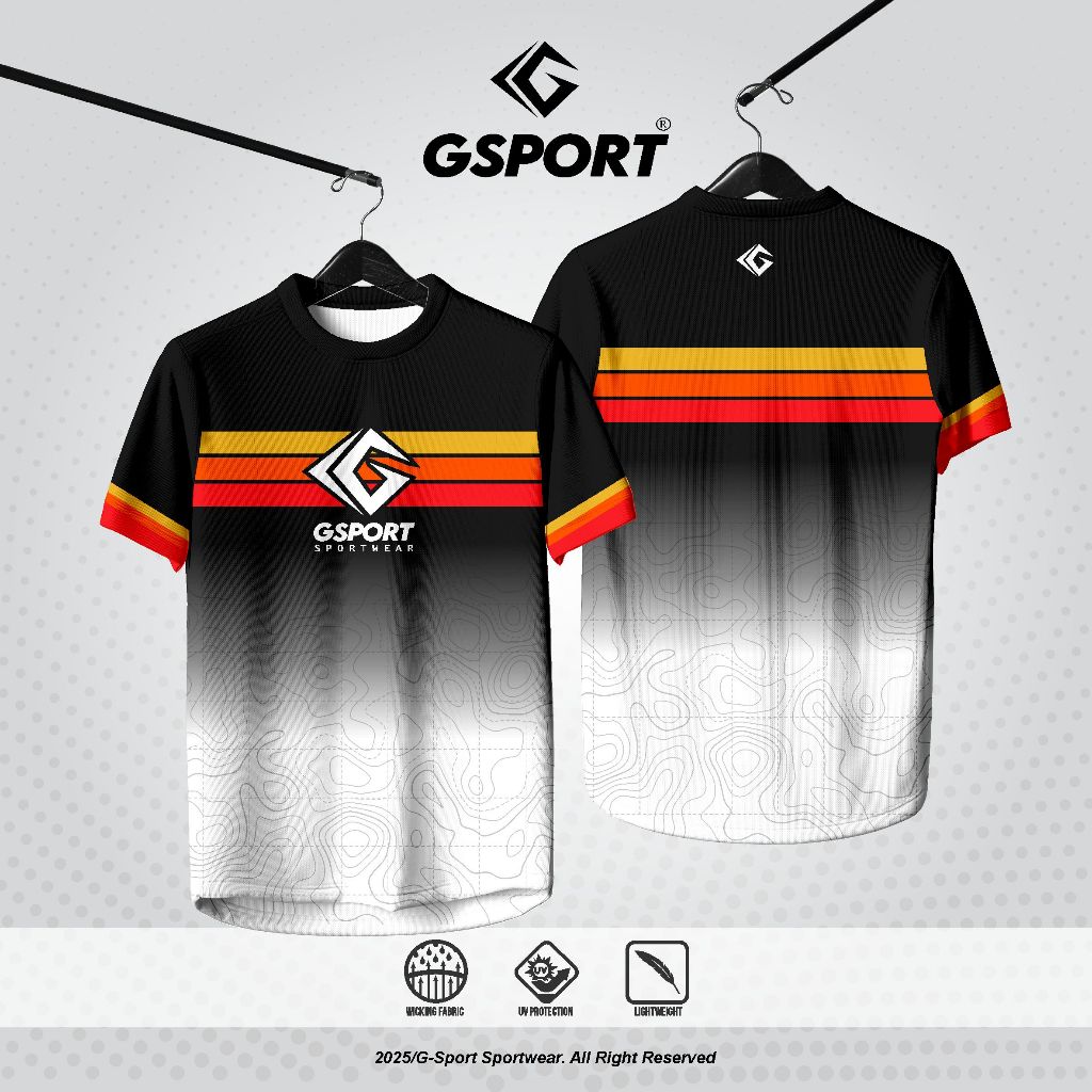 GSPORT JERSEY RUNNING GEOMETRI BAJU KAOS LARI PRIA /BAJU  KAOS LARI WANITA / CUSTOM JERSEY