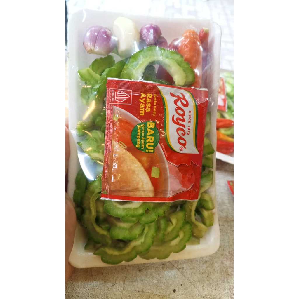 

Paket sayur Pare dan Bumbu siap masak