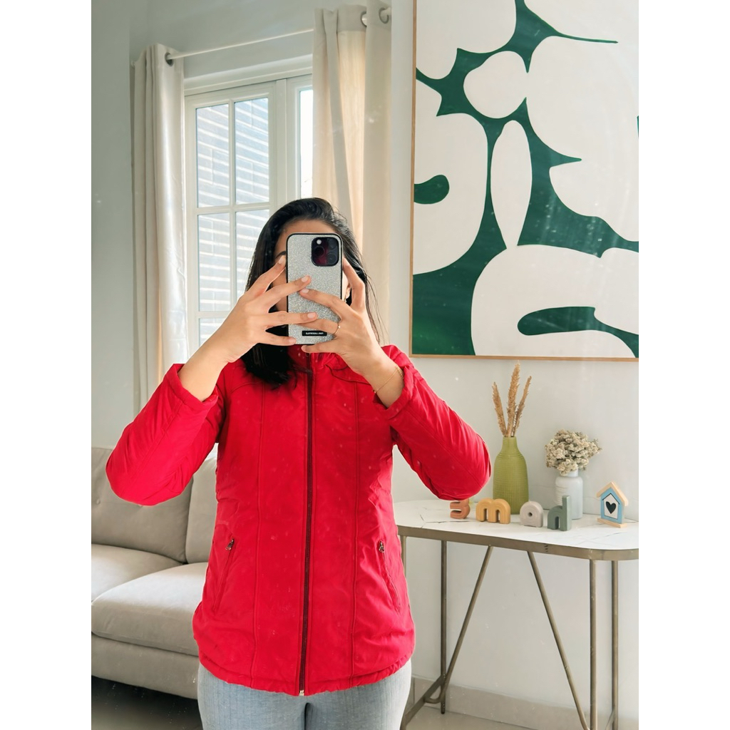 Windbreaker Red Jacket