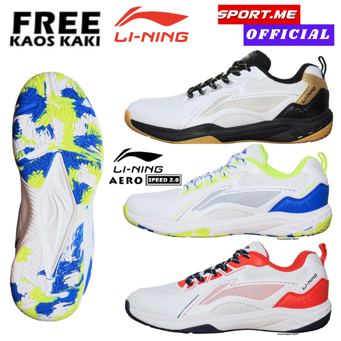 Li-Ning AERO SPEED 2.0 AYTV037 Badminton Shoes - Sepatu Badminton Original Li-Ning