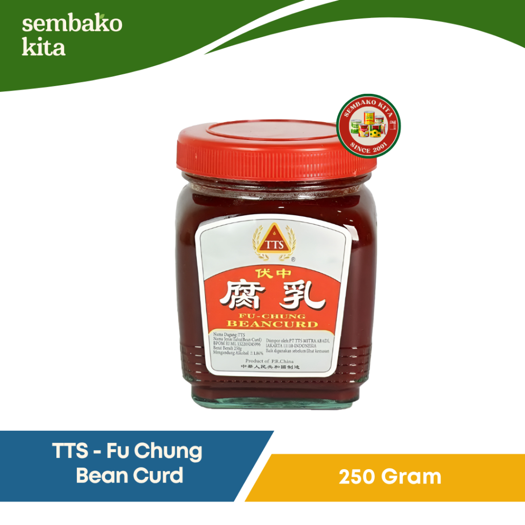 

TTS Fu Chung Bean Curd / Tahu Merah Fermentasi Premium 250 gr