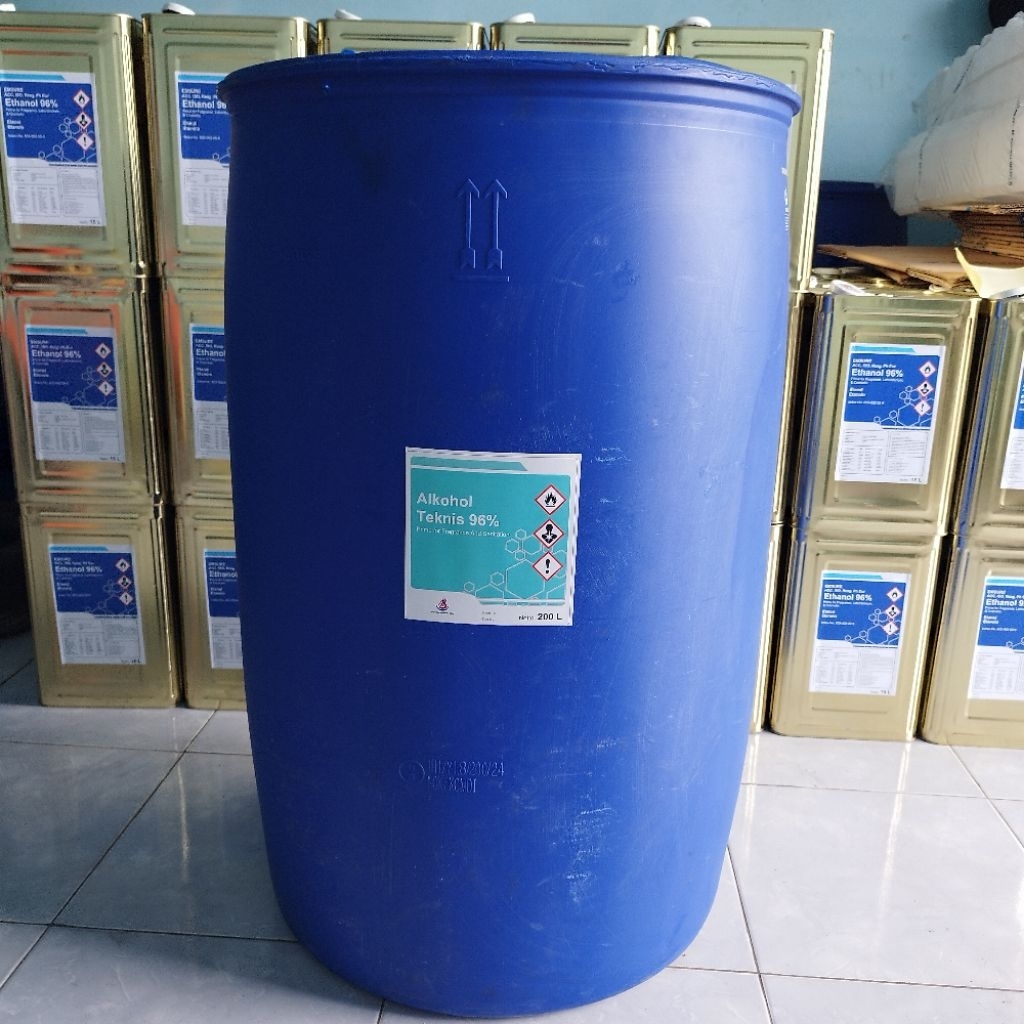 Alkohol96% 200 Liter / Alkohol 96% 200 Liter / Alkohol Teknis 96% 200 Liter