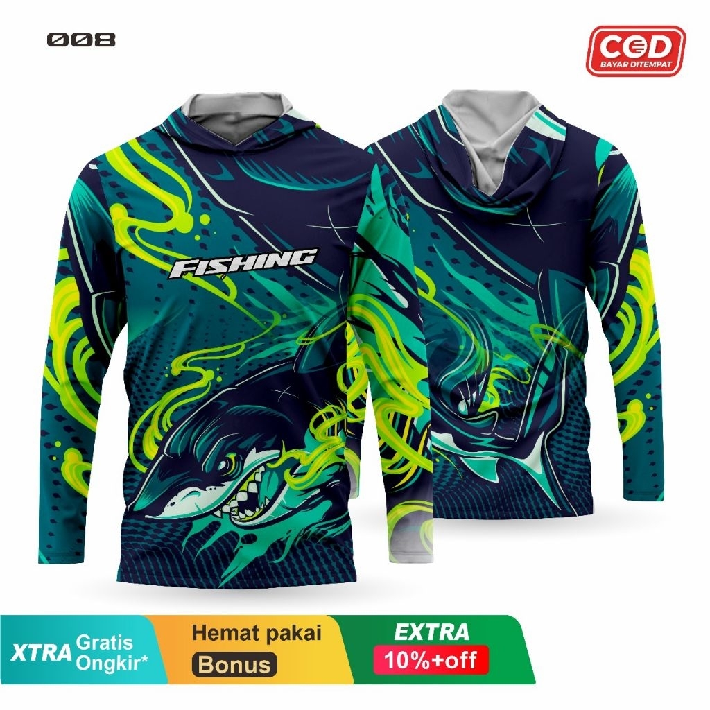 Jersey / Kaos Mancing Baju Mancing Full Printing