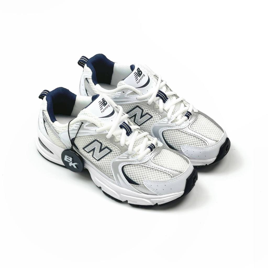 New Balance 530 White Silver Navy