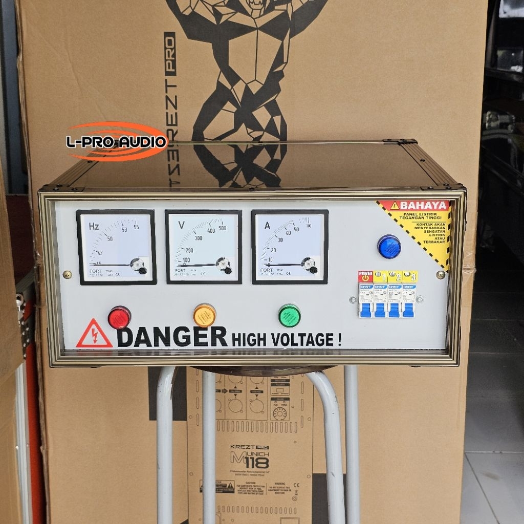 Panel jenset 1 phase size 2U dan 4U panel listrik 1phase