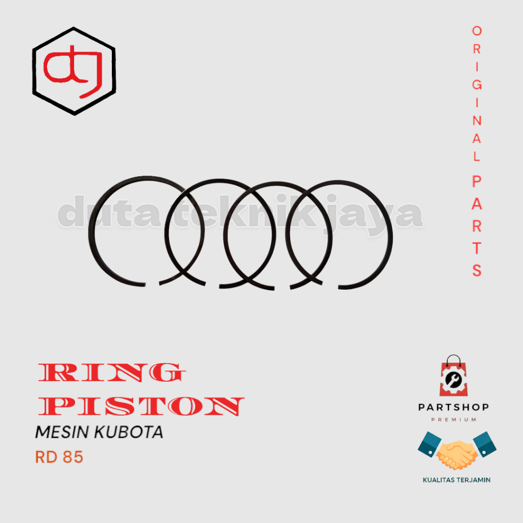 RING PISTON MESIN KUBOTA RD85 RING SEHER MESIN KUBOTA RD85 ASLI ORI