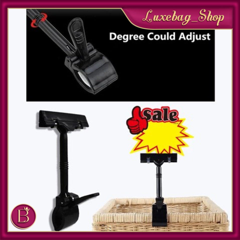 

LB TAG HANGER TRANSPARAN / CLIP PENJEPIT LABEL / PENJEPIT PRICE TAG / PENJEPIT PROMO AKRILIK R1338