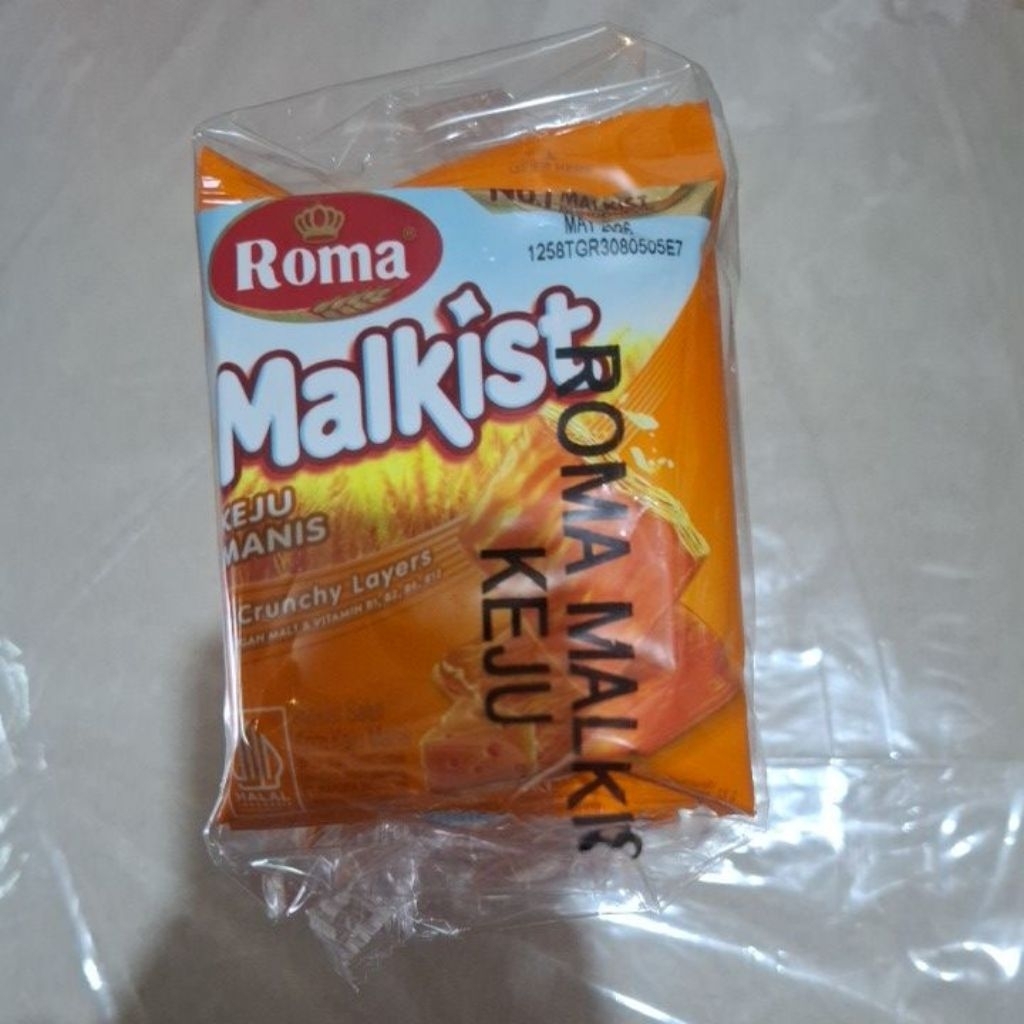 

Roma malkis keju 18 gr / pcs ( 1 bks isi 10 pcs)