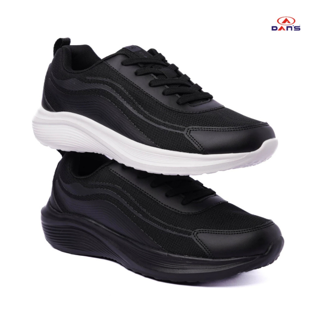 Leeonni x DANS - Sepatu Dewasa Pria dan Wanita - Brevin | Sneakers Warna Hitam