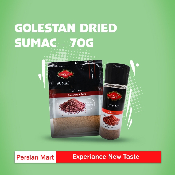 

Golestan Dried Sumac 70g – Natural Iranian Sour Seasoning
