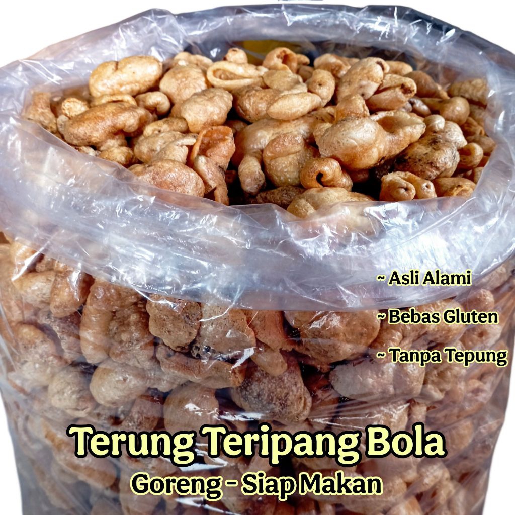 

Teripang Bola Goreng Asli Madura 250g | Kripik Kerupuk Camilan Laut Alami Tanpa Tepung Bebas Gluten