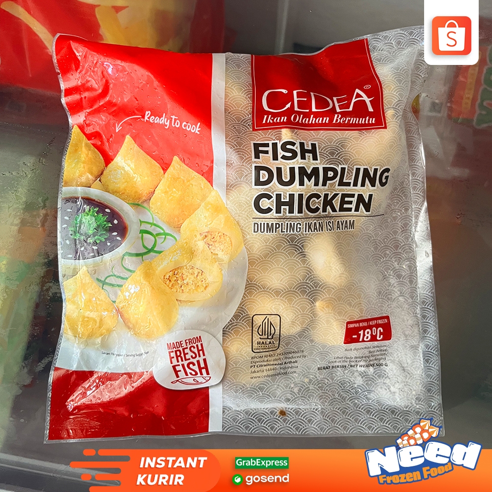 

CEDEA FISH DUMPLING CHICKEN 200GR 500GR | SEAFOOD CEDEA | OLAHAN IKAN FROZEN | DUMPLING AYAM