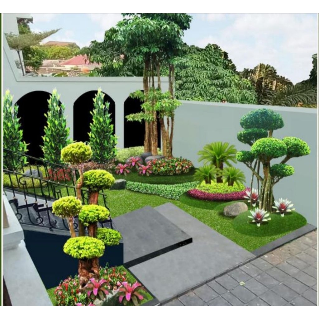 taman Rumput/bonsai Cemara udang