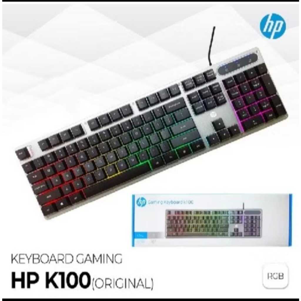 KEYBOARD GAMING HP K100 ORIGINAL LED LIGHTING K 100